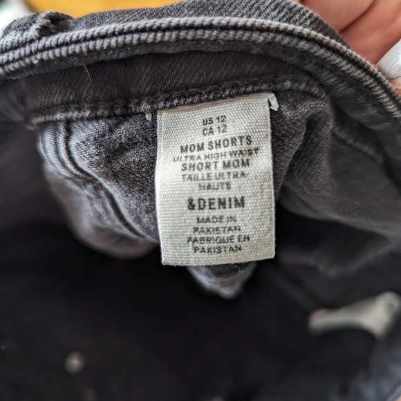 Mom Shorts US 12 Black - Picture 2 of 3